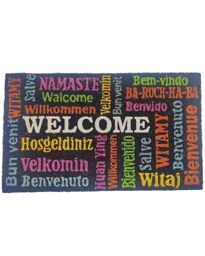 Geocrafts Geo Crafts, Inc Coir Multi-language Welcome Mat