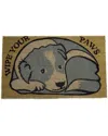 Geocrafts Geo Crafts, Inc Coir Resting Dog Welcome Mat