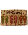 Geocrafts Geo Crafts, Inc Coir Summer Sandals Welcome Mat