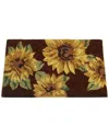 Geocrafts Geo Crafts, Inc Coir Sunflowers Welcome Mat