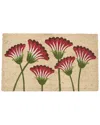 Geocrafts Geo Crafts, Inc Coir Swinging Flowers Welcome Mat