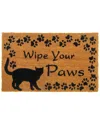 Geocrafts Geo Crafts, Inc Coir Wipe Your Paws Welcome Mat