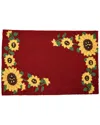 Geocrafts Geo Crafts, Inc Hand-hooked Sunflowers Accent Rug