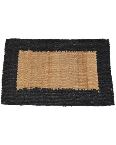 Geocrafts Geo Crafts, Inc Jute Black Border Rug
