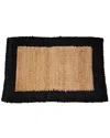 Geocrafts Geo Crafts, Inc Jute Black Border Rug