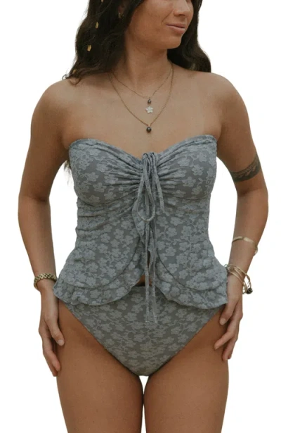 Geode Swimwear Sierra Top In Blue