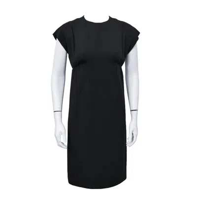 Pre-owned Geoffrey Beene 1960's  Black Silk Cocktail Dress