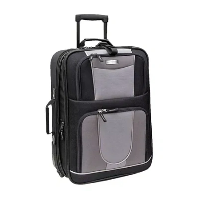 Geoffrey Beene 21" Softside Carry-on Luggage In Black