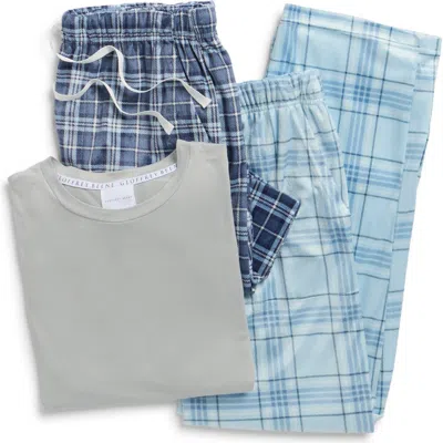 Geoffrey Beene 3-piece Short Pajama Set In Multi