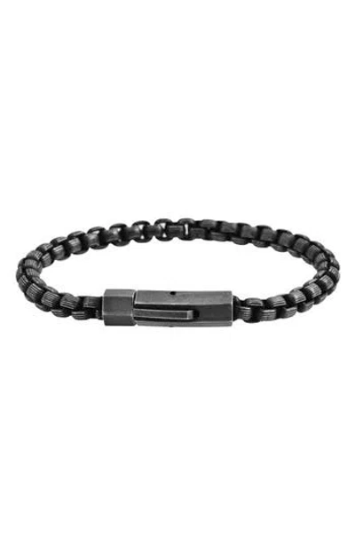 Geoffrey Beene Box Chain Bracelet
