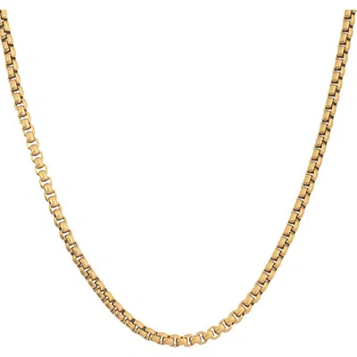 Geoffrey Beene Box Chain Necklace