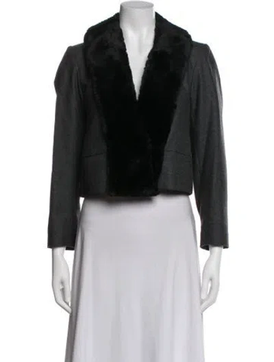 Pre-owned Geoffrey Beene Cashmere Jacket In Black