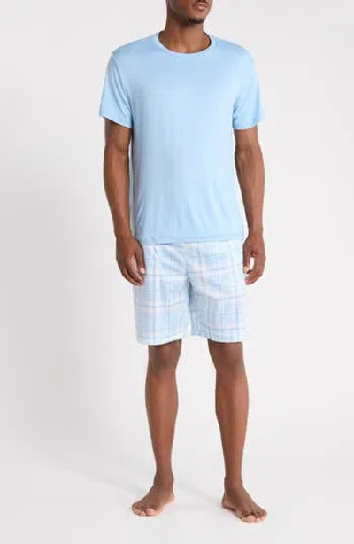 Geoffrey Beene Crewneck Tee & Shorts Pajama Set