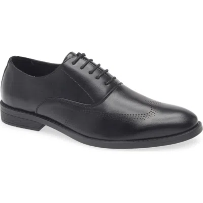 Geoffrey Beene Faux Leather Oxford In Black