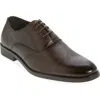 Geoffrey Beene Faux Leather Oxford In Brown