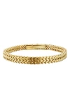 Geoffrey Beene Franco Chain Bracelet In Gold