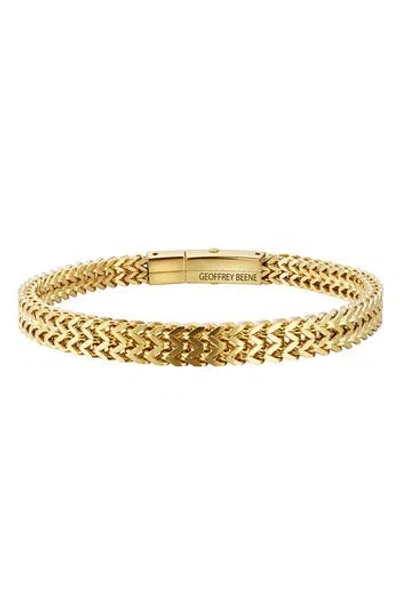 Geoffrey Beene Franco Chain Bracelet In Gold