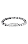 Geoffrey Beene Franco Chain Bracelet In Silver