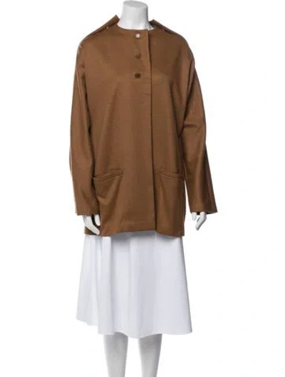 Pre-owned Geoffrey Beene Jacket In Brown