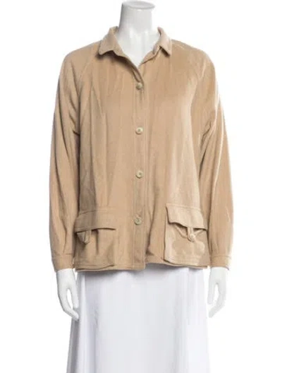 Pre-owned Geoffrey Beene Jacket In Neutral