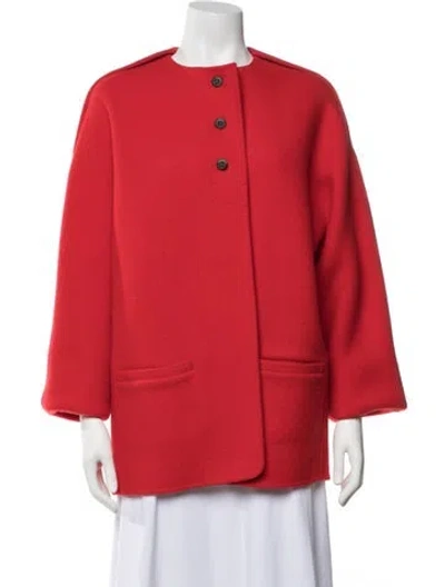 Pre-owned Geoffrey Beene Jacket In Red