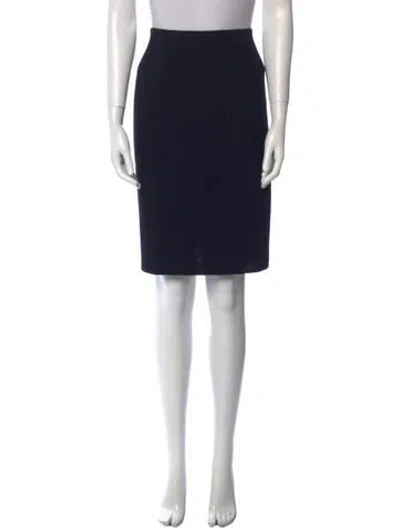 Pre-owned Geoffrey Beene Knee-length Skirt In Black