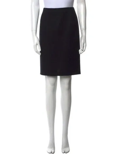 Pre-owned Geoffrey Beene Knee-length Skirt In Black