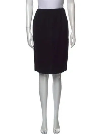 Pre-owned Geoffrey Beene Knee-length Skirt In Black