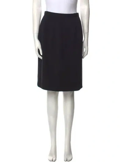 Pre-owned Geoffrey Beene Knee-length Skirt In Black