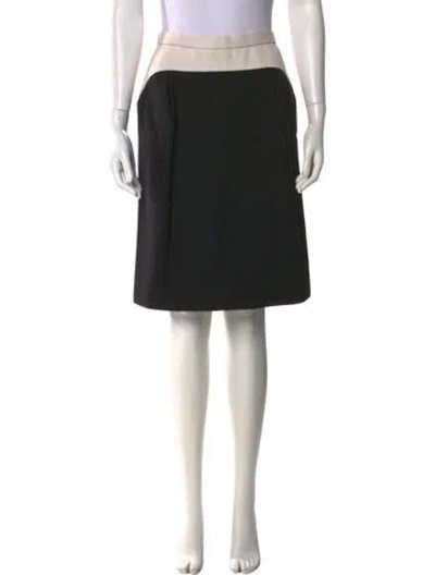Pre-owned Geoffrey Beene Knee-length Skirt In Black