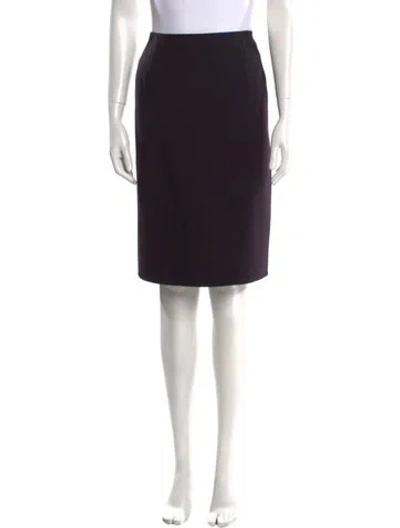 Pre-owned Geoffrey Beene Knee-length Skirt In Black