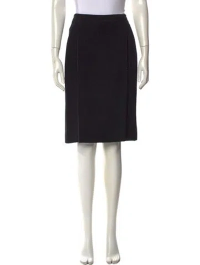Pre-owned Geoffrey Beene Knee-length Skirt In Black