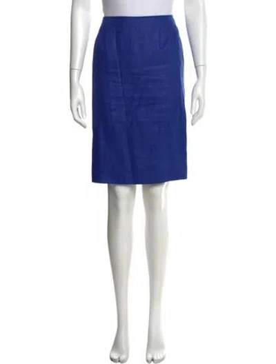 Pre-owned Geoffrey Beene Knee-length Skirt In Blue