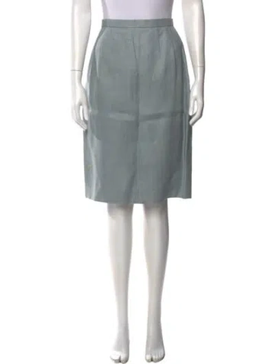 Pre-owned Geoffrey Beene Knee-length Skirt In Blue