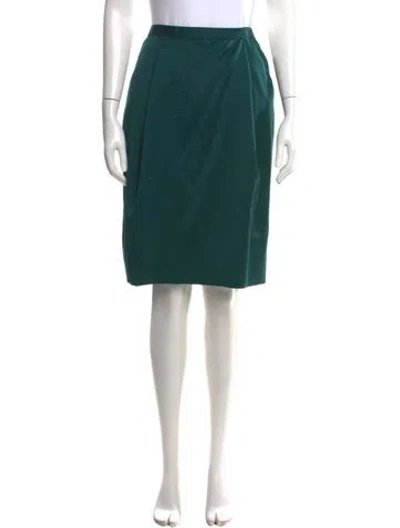 Pre-owned Geoffrey Beene Knee-length Skirt In Green