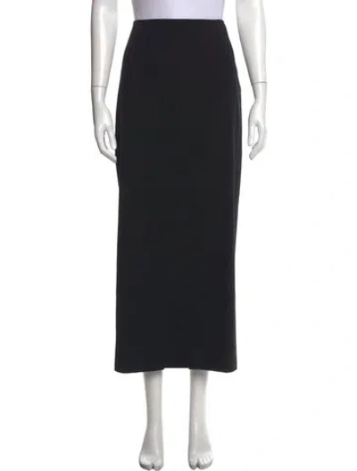 Pre-owned Geoffrey Beene Long Skirt In Black