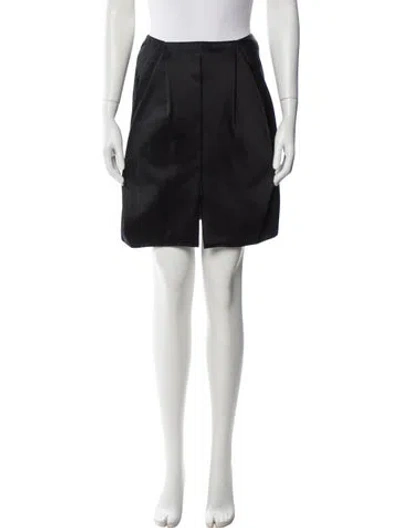 Pre-owned Geoffrey Beene Mini Skirt In Black