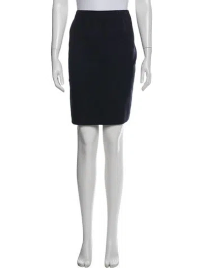 Pre-owned Geoffrey Beene Mini Skirt In Blue