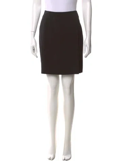 Pre-owned Geoffrey Beene Mini Skirt In Brown