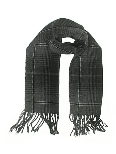 Pre-owned Geoffrey Beene Scarf In Gray