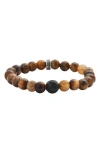Geoffrey Beene Semiprecious Stone Beaded Stretch Bracelet