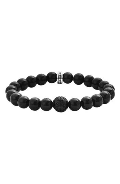Geoffrey Beene Semiprecious Stone Beaded Stretch Bracelet