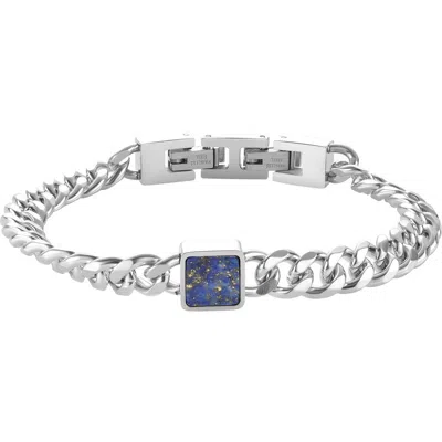 Geoffrey Beene Semiprecious Stone Curb Chain Bracelet