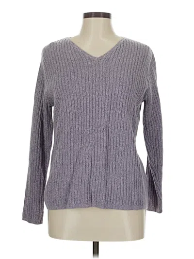 Pre-owned Geoffrey Beene Sport Pullover Sweater In Gray