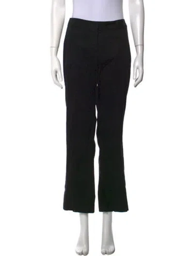 Pre-owned Geoffrey Beene Straight Leg Pants In Black