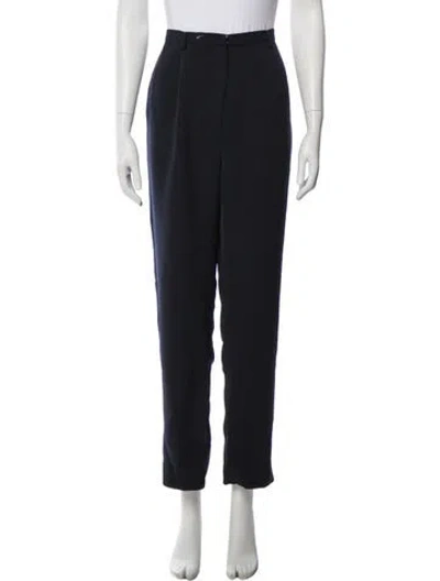 Pre-owned Geoffrey Beene Straight Leg Pants In Blue