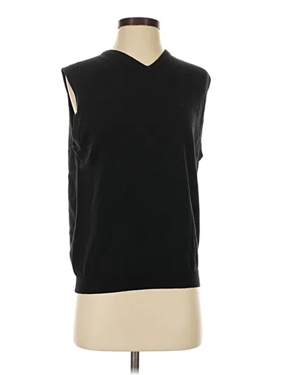 Pre-owned Geoffrey Beene Sweater Vest In Black