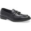 Geoffrey Beene Tassel Faux Leather Loafer In Black
