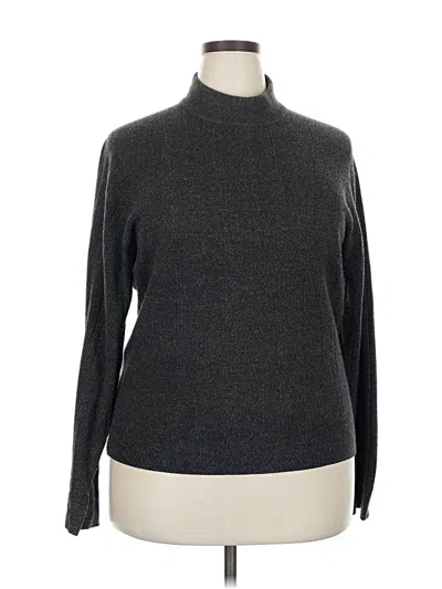 Pre-owned Geoffrey Beene Turtleneck Sweater In Gray