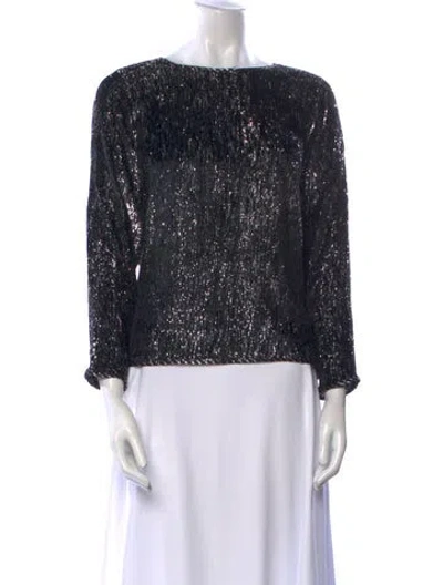 Pre-owned Geoffrey Beene Vintage 1970's Blouse In Multi